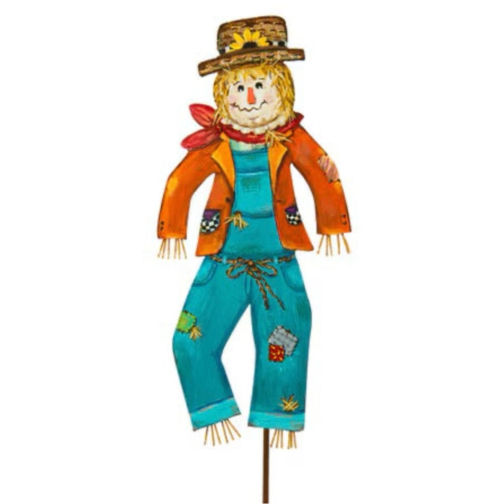 Overalls Scarecrow, Small, by The Round Top Collection